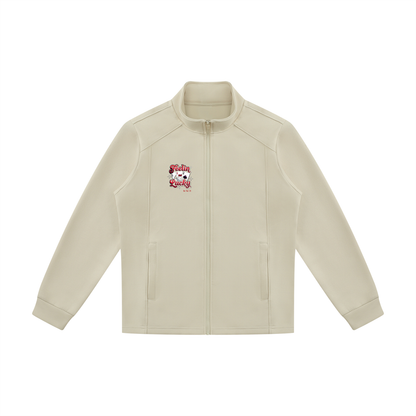 Feeling Lucky Unisex Stand Collar Track Jacket