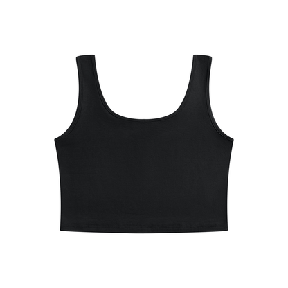 Sorry, cant fake it Women's Cropped Tank Top