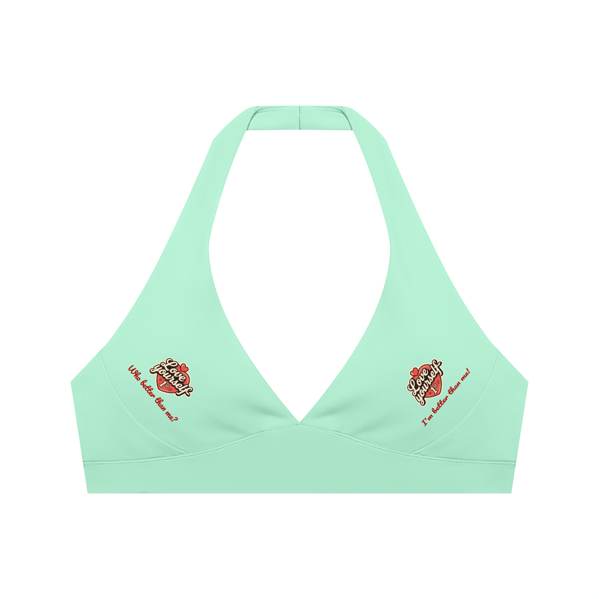 Love Yourself 1st Women’s Halter Yoga Sports Bra