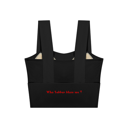 I'm better than me! Women's Yoga Crop Tank Top