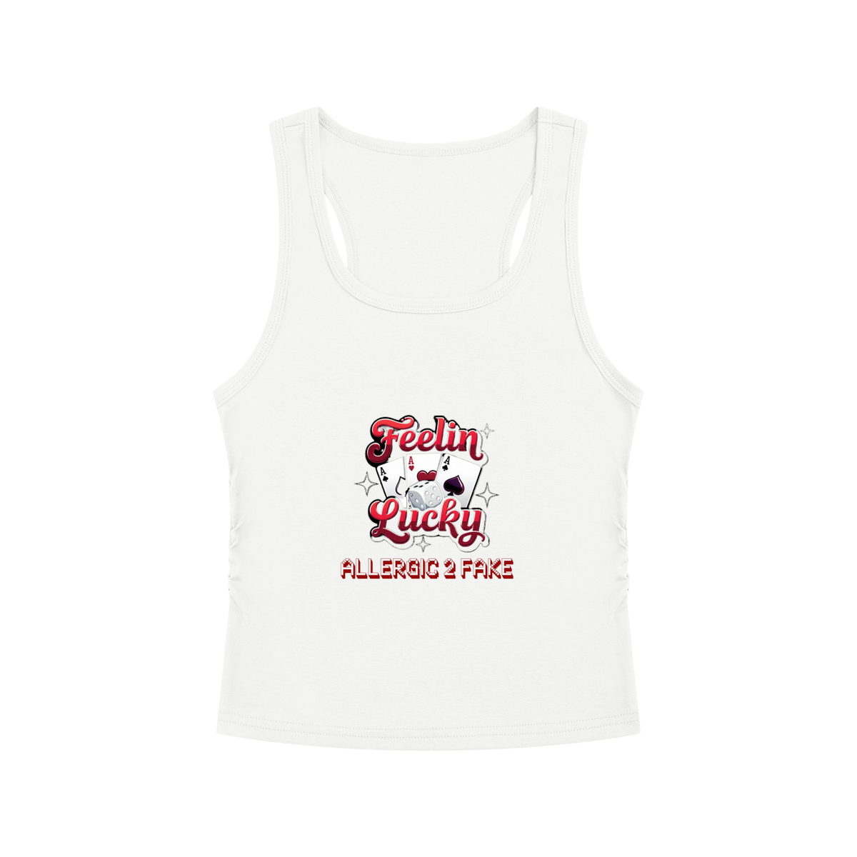Feeling Lucky Women’s Ruched Tank Top