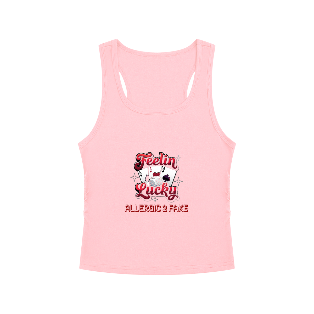 Feeling Lucky Women’s Ruched Tank Top