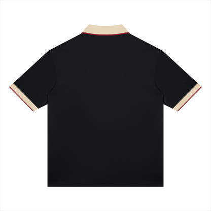 Unisex Color Block Polo Shirt