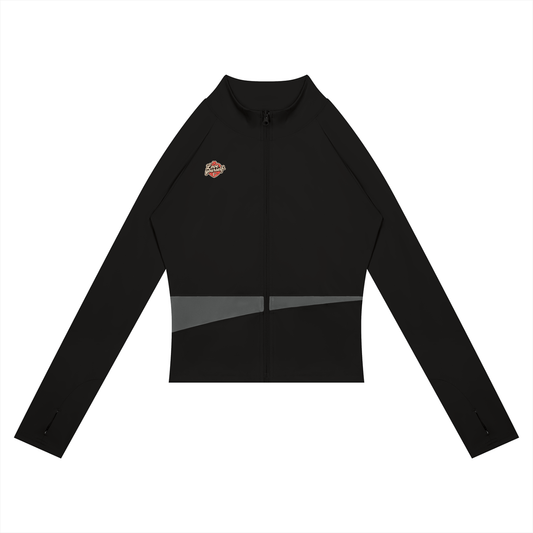 Love yourself 1st. Women's Paneled Yoga Jacket
