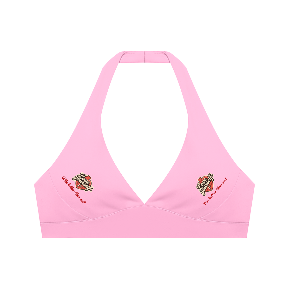Love Yourself 1st Women’s Halter Yoga Sports Bra