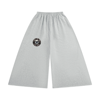 Only the true lives here Women's Raw Edge Wide Leg Sweatpants