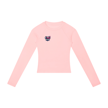 I Love me! Women’s Slim Raglan Long Sleeve T-Shirt