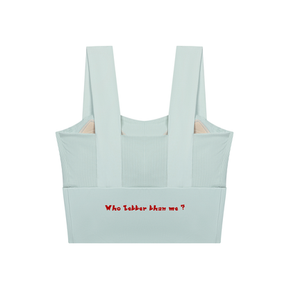 I'm better than me! Women's Yoga Crop Tank Top