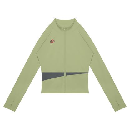 Love yourself 1st. Women's Paneled Yoga Jacket