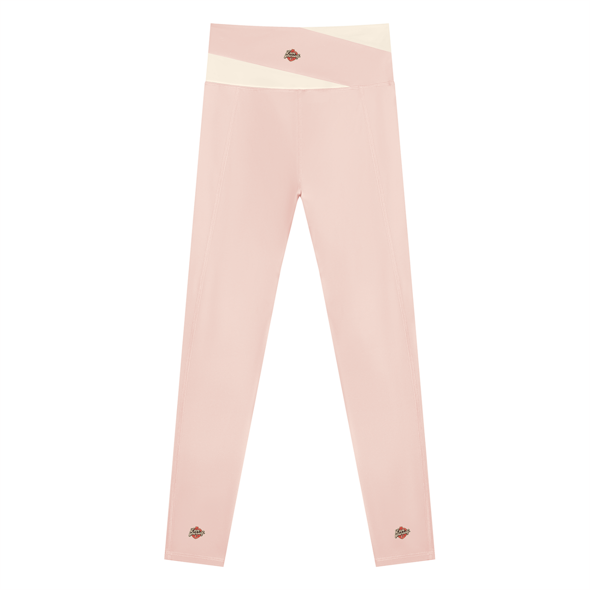 I Love You! Women's Color Block Yoga Leggings