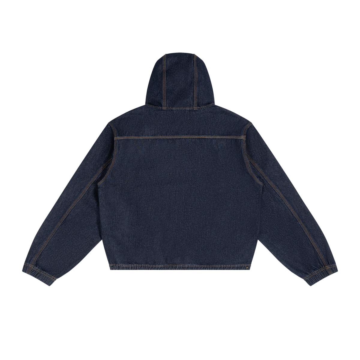 Feeling Lucky Men's Boxy Vintage Wash Hooded Denim Jacket