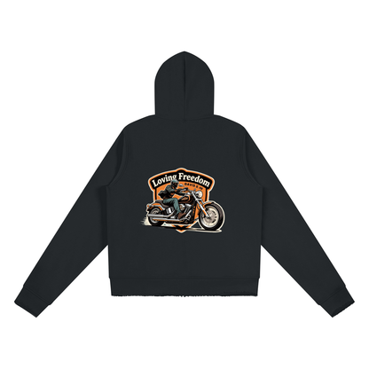 Women’s Love Yourself 1st Raw Edge Full Zip Hoodie