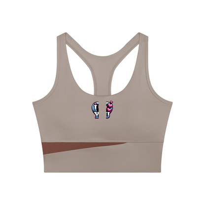 I love you Women's Color Block Yoga Tank Top