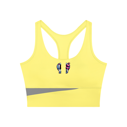 I love you Women's Color Block Yoga Tank Top