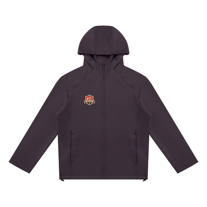 #1 design Unisex Paneled Full Zip Hoodie