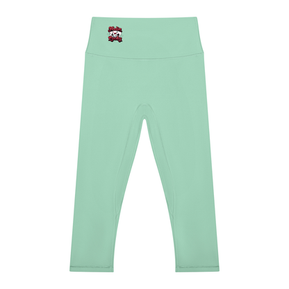 Feeling Lucky Women's High Waisted Yoga Capri Leggings
