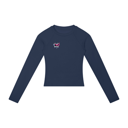 I Love me! Women’s Slim Raglan Long Sleeve T-Shirt