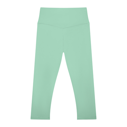 Loving Freedom Women's High Waisted Yoga Capri Leggings