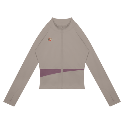 Love yourself 1st. Women's Paneled Yoga Jacket