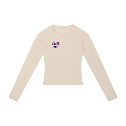 I Love me! Women’s Slim Raglan Long Sleeve T-Shirt