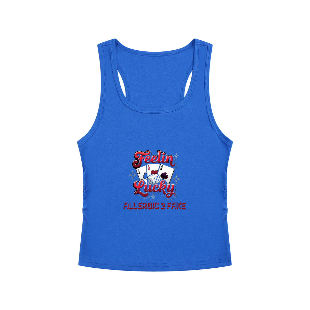 Feeling Lucky Women’s Ruched Tank Top