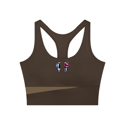 I love you Women's Color Block Yoga Tank Top