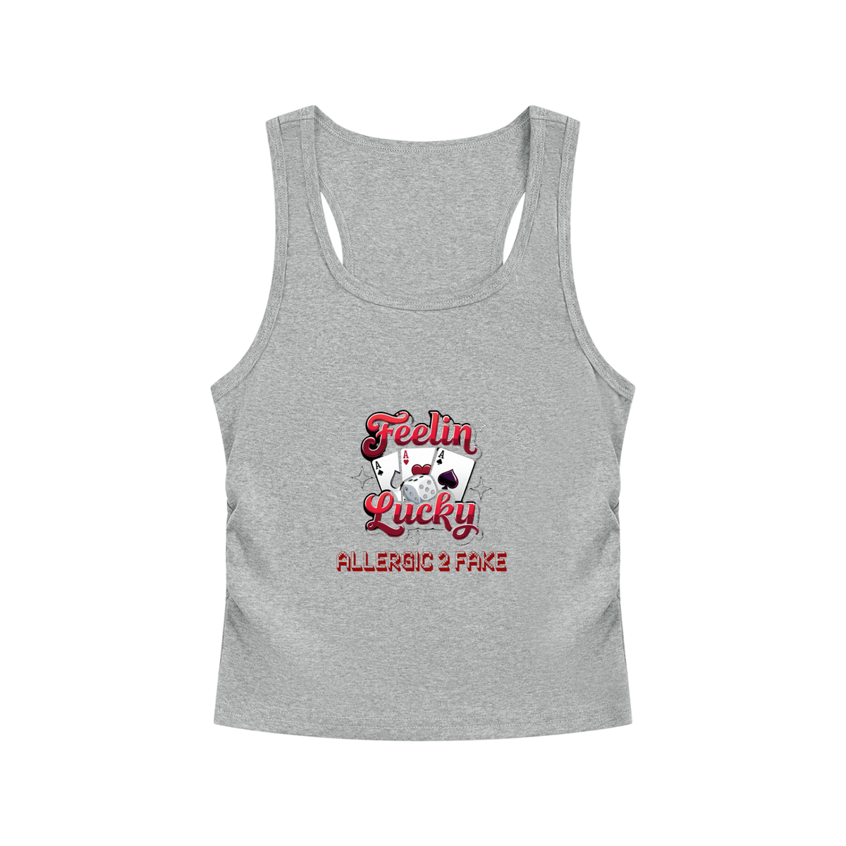 Feeling Lucky Women’s Ruched Tank Top