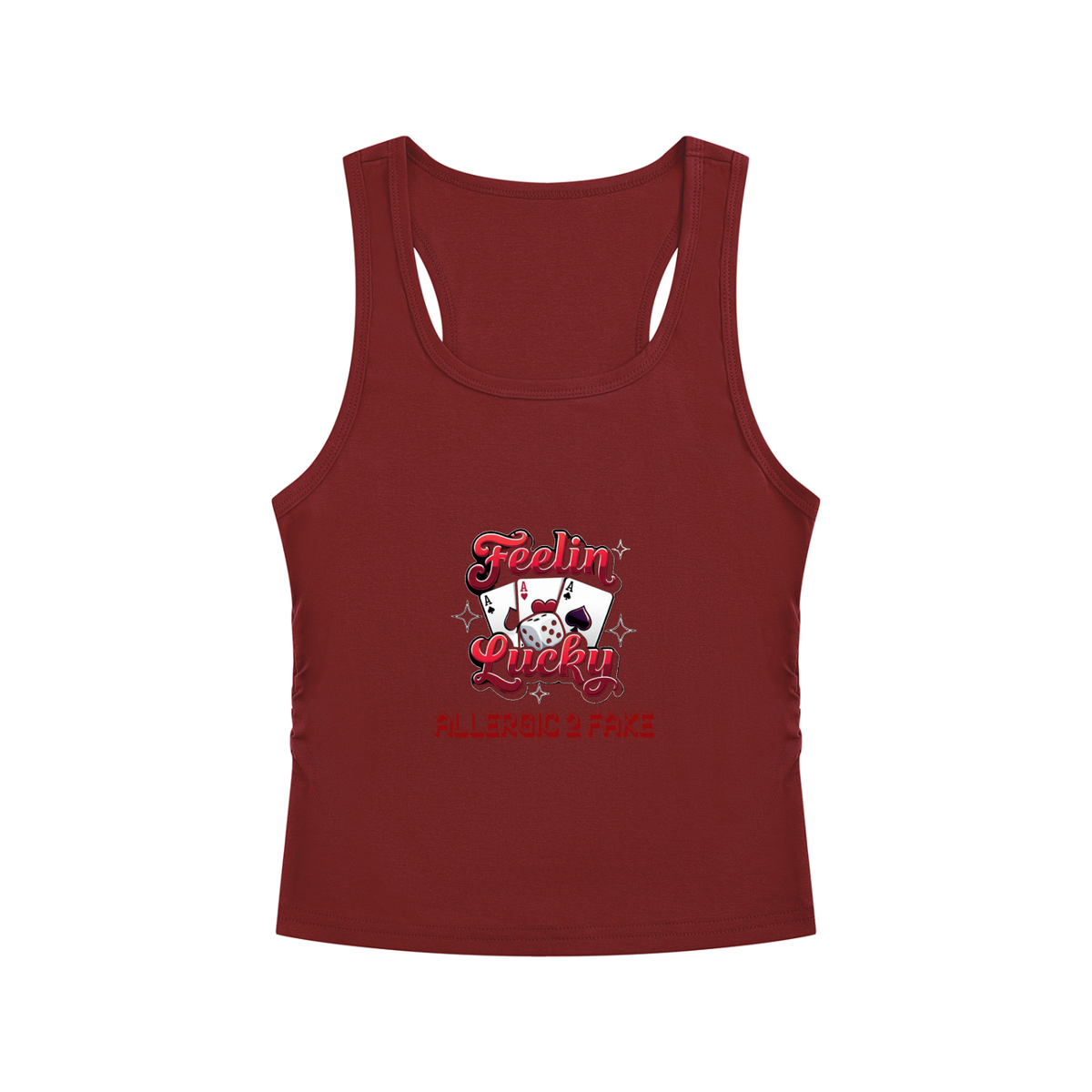 Feeling Lucky Women’s Ruched Tank Top
