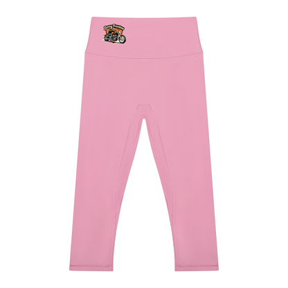 Loving Freedom Women's High Waisted Yoga Capri Leggings