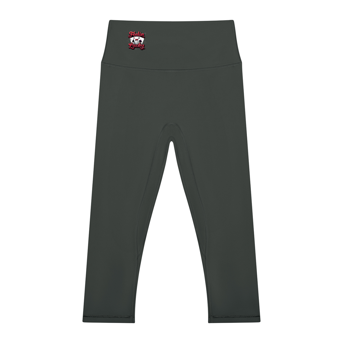 Feeling Lucky Women's High Waisted Yoga Capri Leggings
