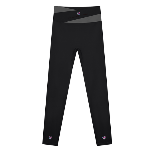 I Love You! Women's Color Block Yoga Leggings