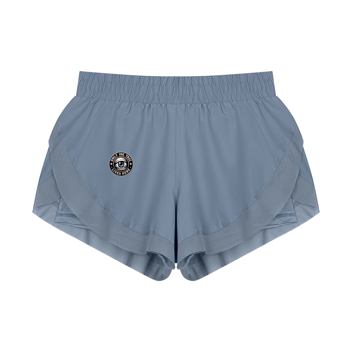 Love yourself 1st only the truth lives here Women's Paneled Yoga Shorts
