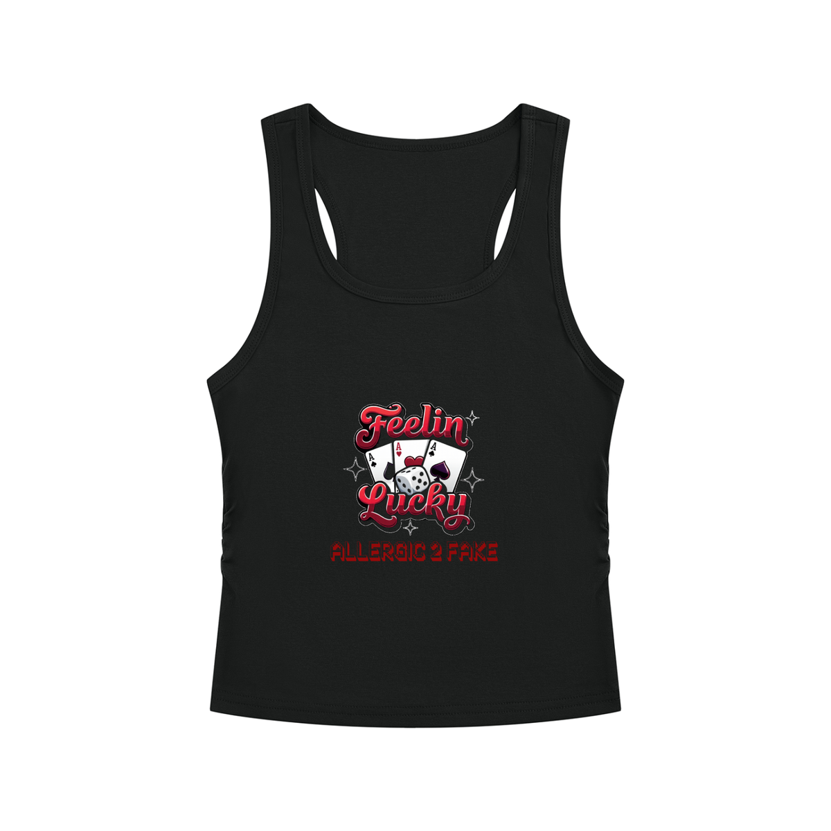 Feeling Lucky Women’s Ruched Tank Top