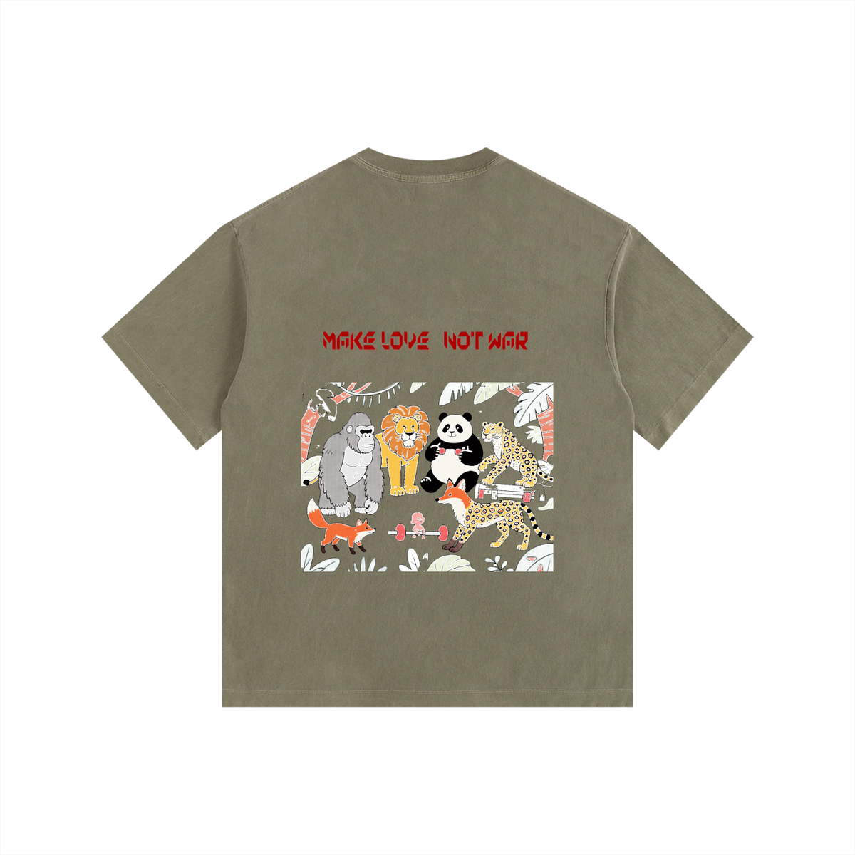 Resilience Washed Oversized Cotton T-Shirt