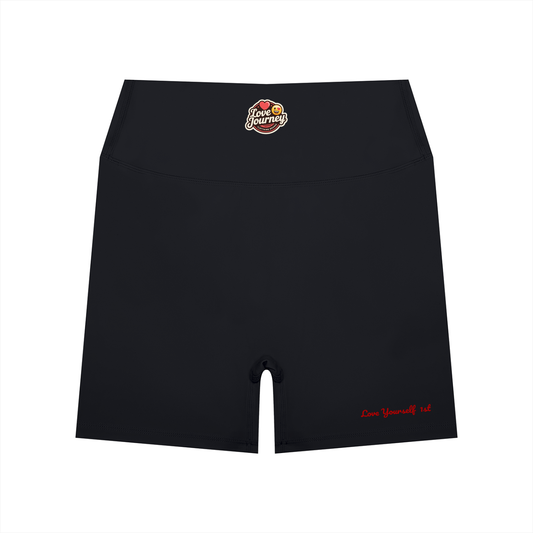 Love yourself 1st Women’s High Waisted Yoga Biker Shorts
