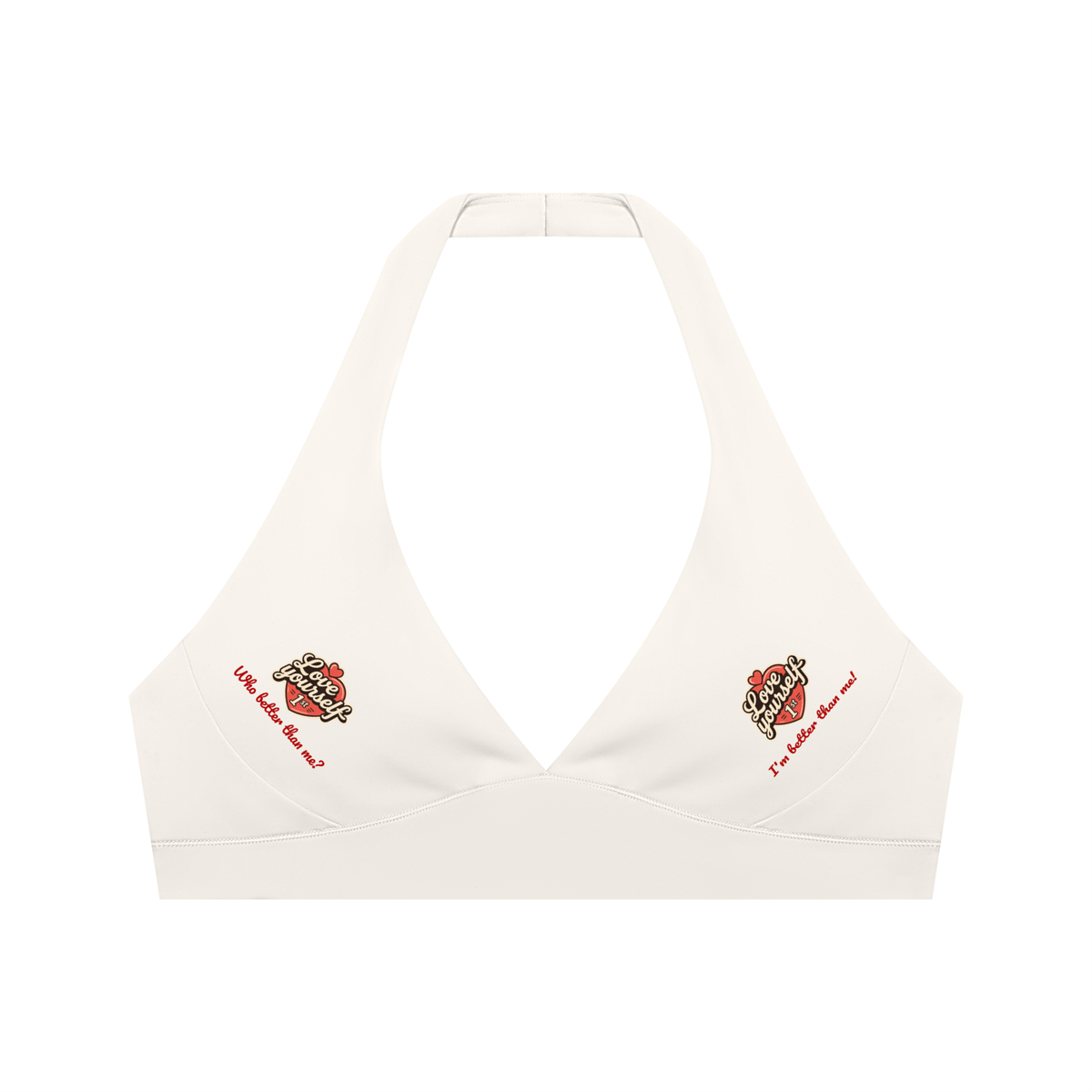 Love Yourself 1st Women’s Halter Yoga Sports Bra