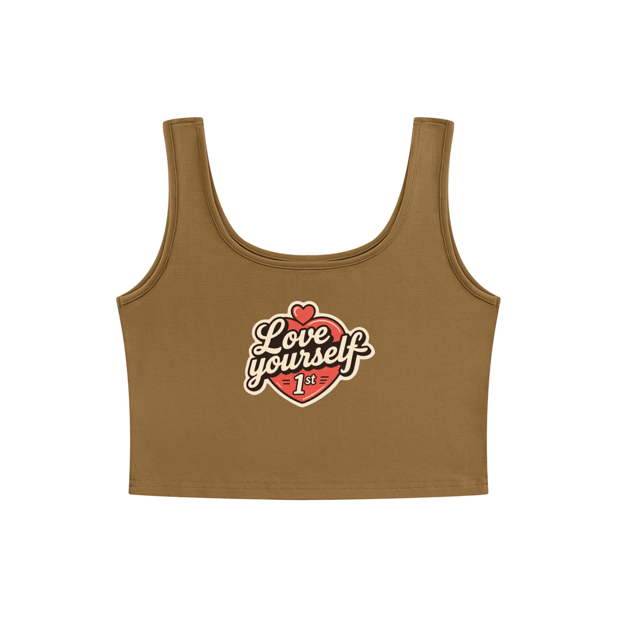 Love yourself 1st Women's Cropped Tank Top