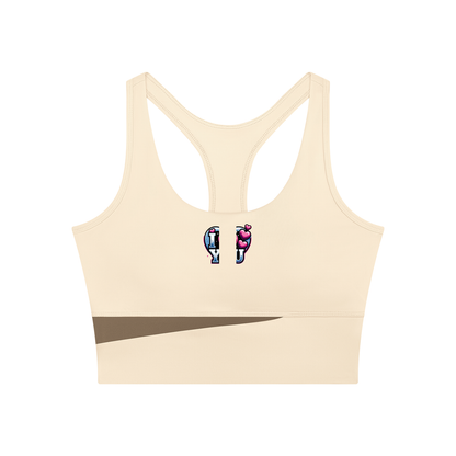 I love you Women's Color Block Yoga Tank Top