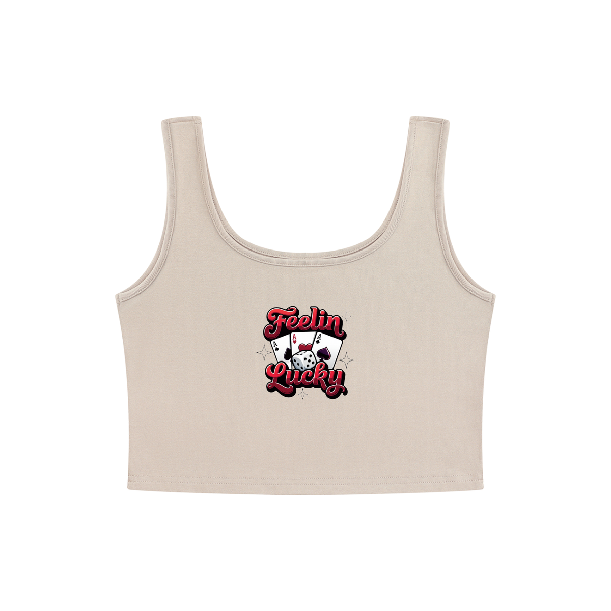 Feeling Luck Women's Cropped Tank Top