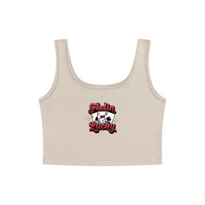 Feeling Luck Women's Cropped Tank Top
