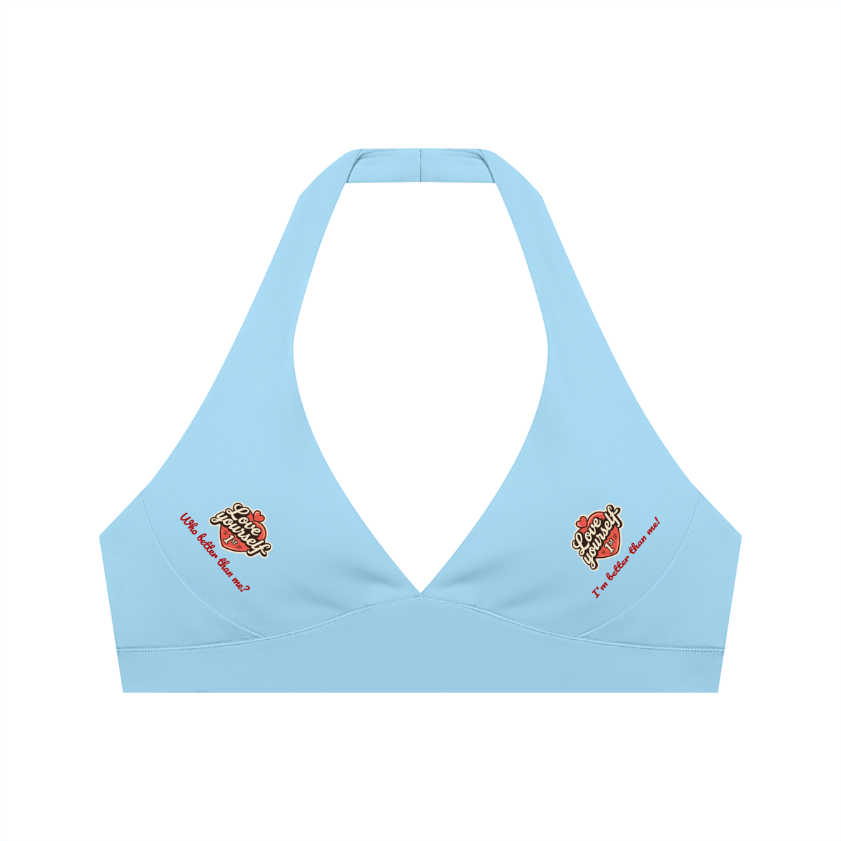 Love Yourself 1st Women’s Halter Yoga Sports Bra