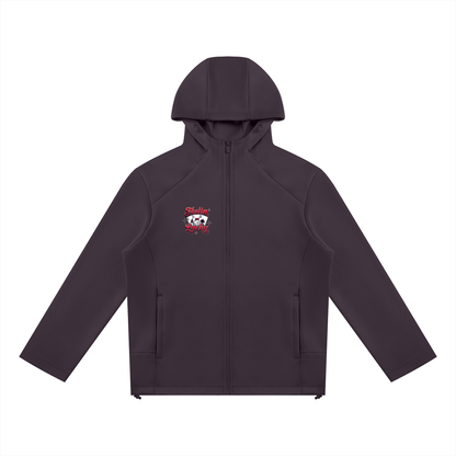 Feeling Lucky Unisex Paneled Full Zip Hoodie
